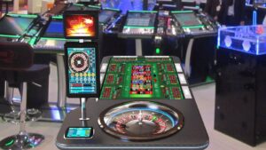 Zytronic technology EGT luxury touch screen roulette table