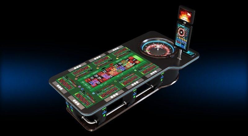 Zytronic technology EGT luxury touch screen roulette table