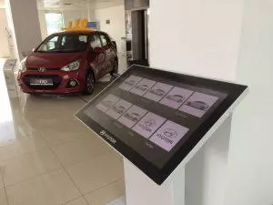 Hyundai creates 80 digital dealerships with Zytronic based touch tables