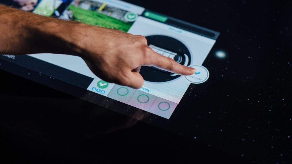 An exhibition at the Smithsonian Museum with Zytronic touch sensors integrated into Design IT app