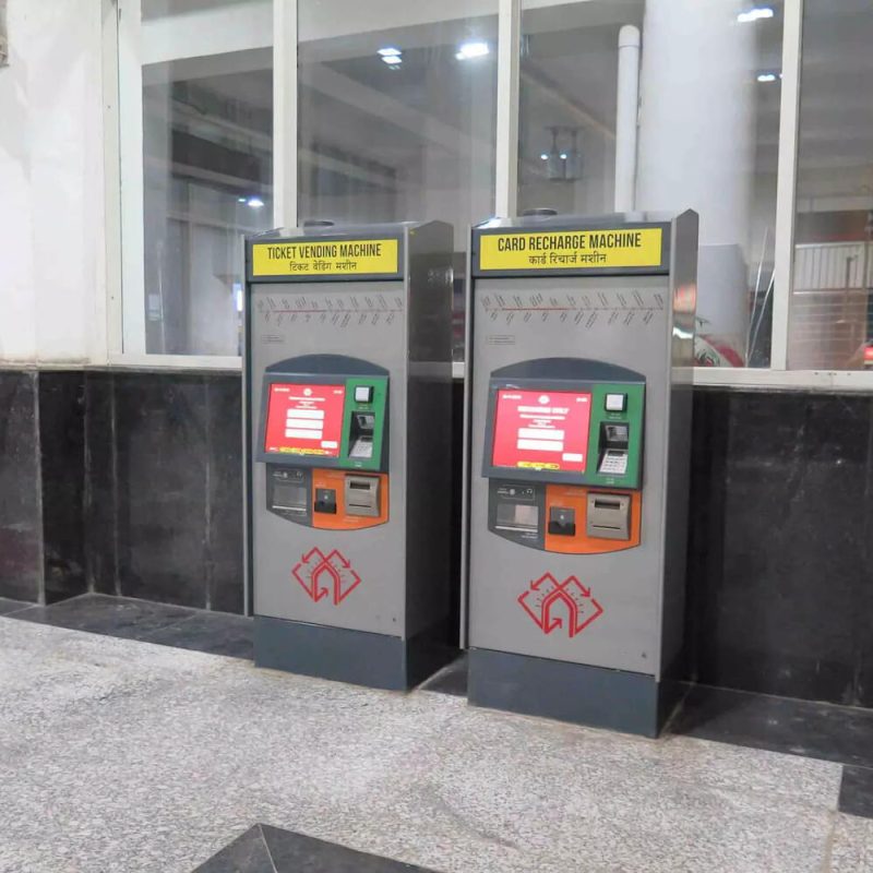 Lucknow Metro ticket kiosks using Zytronic touchscreen technology